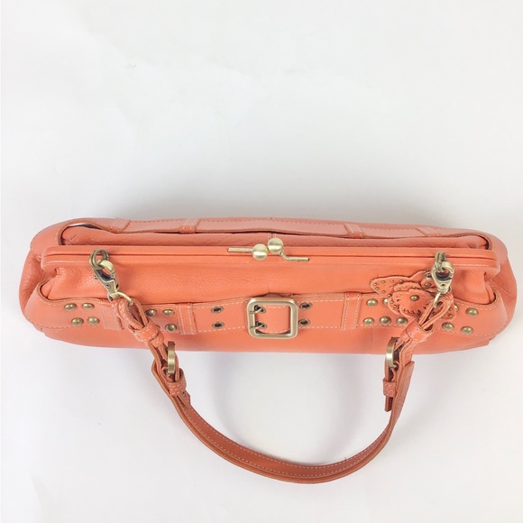 BCBG Buckle Leather Shoulder Bag - Picture 9 of 12